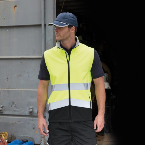 R451X Result Safeguard Printable Safety Softshell Gilet