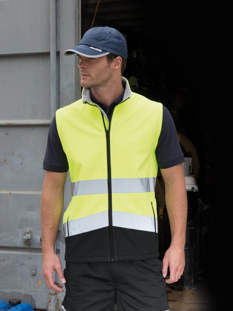 R451X Result Safeguard Printable Safety Softshell Gilet - Image 6