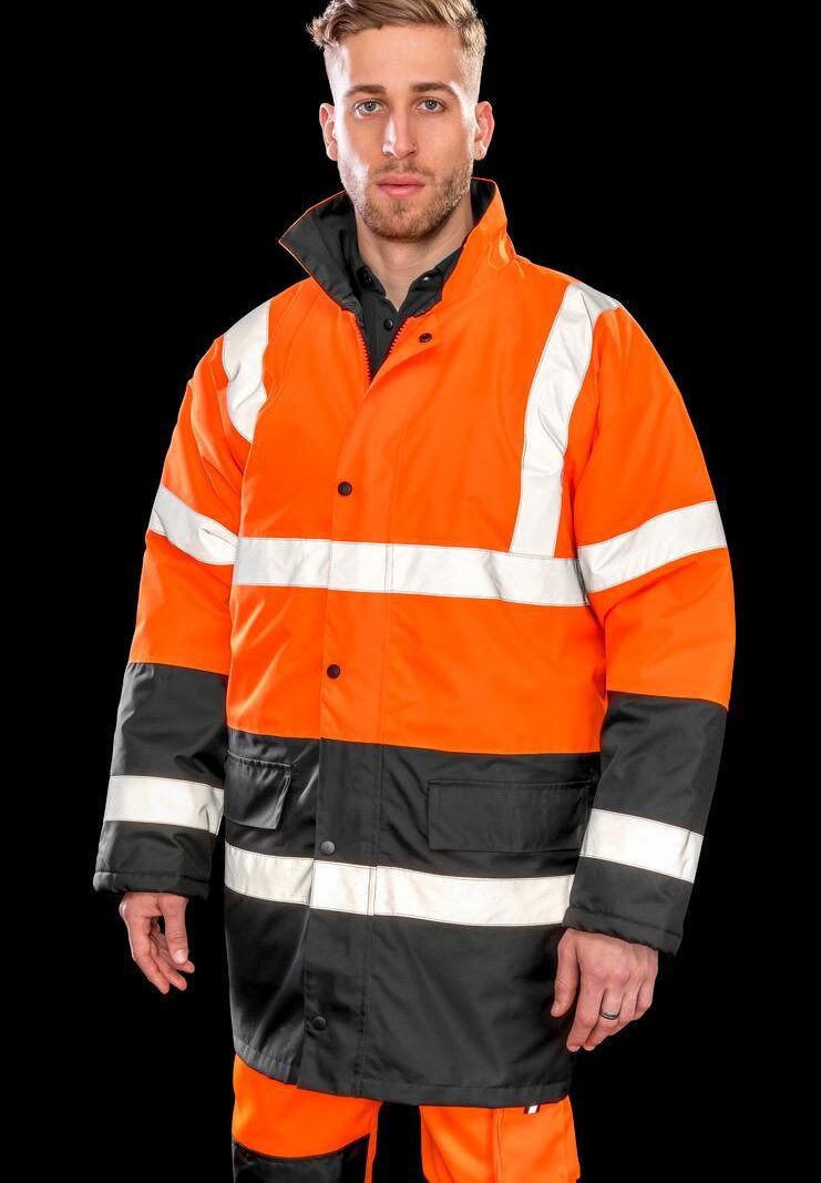 R452X Result Safeguard Motorway 2-Tone Safety Coat - Image 5