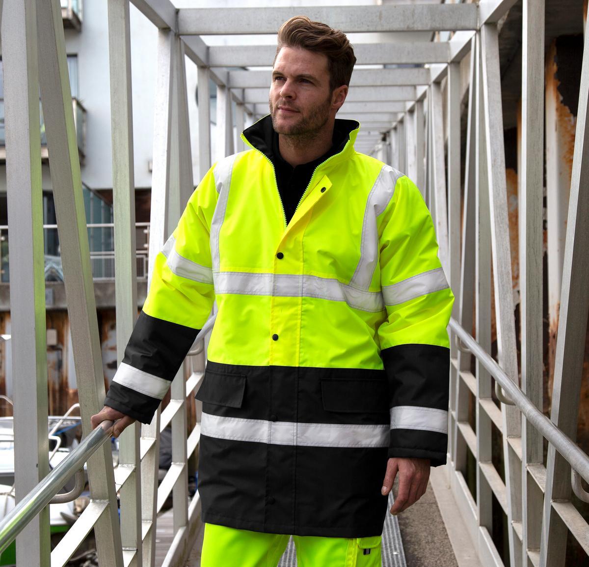 R452X Result Safeguard Motorway 2-Tone Safety Coat - Image 6