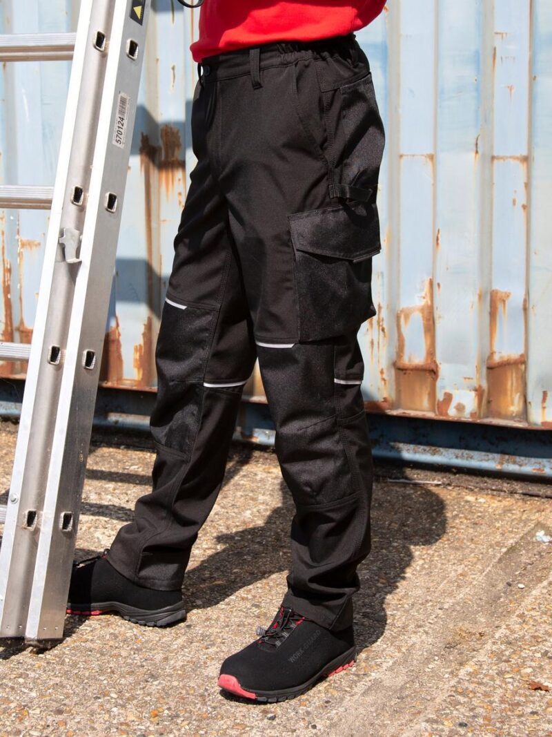 R473X WORK-GUARD by Result Slim Softshell Work Trousers - Image 9