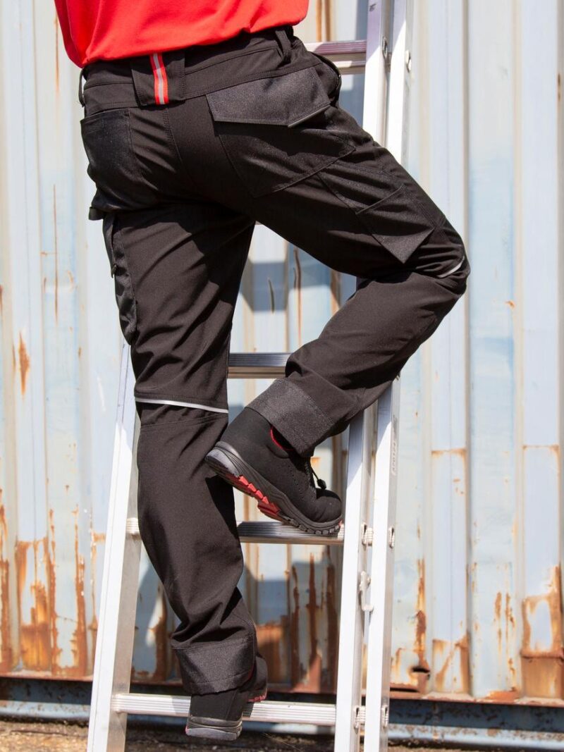 R473X WORK-GUARD by Result Slim Softshell Work Trousers - Image 10