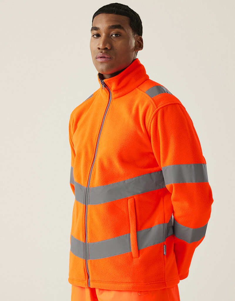 TRF648  Regatta Hi-vis Pro contract Thor fleece - Image 2