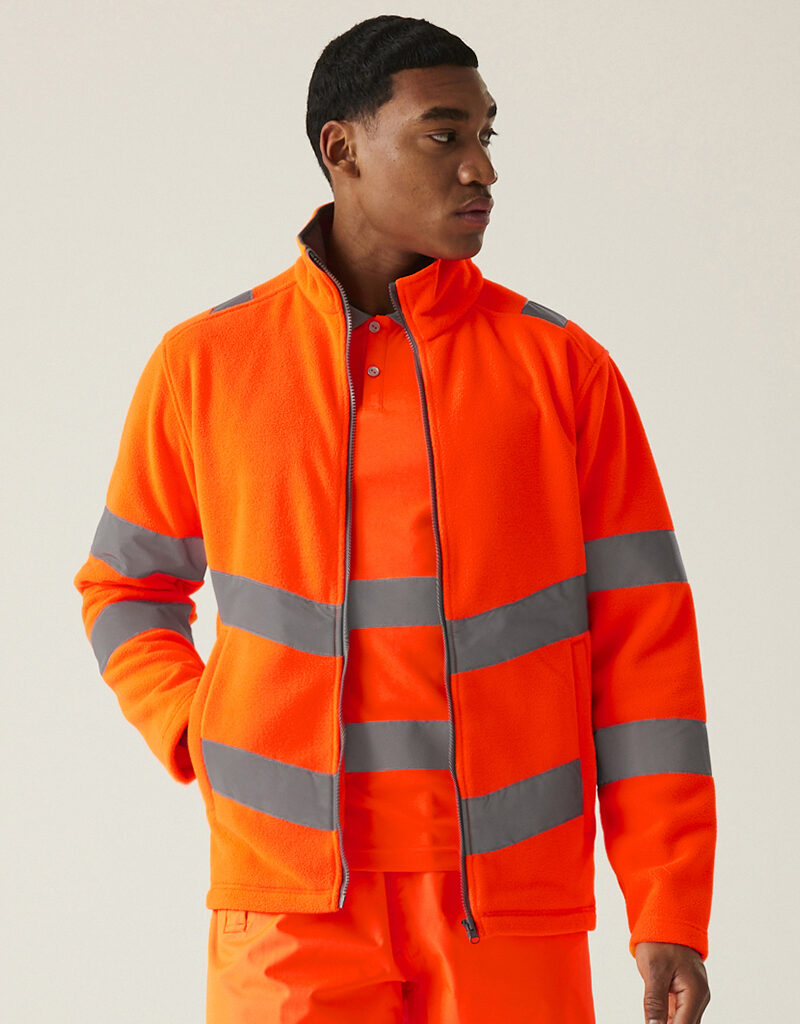 TRF648  Regatta Hi-vis Pro contract Thor fleece - Image 4