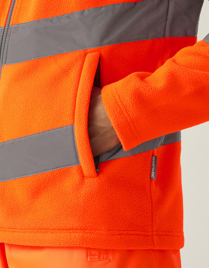 TRF648  Regatta Hi-vis Pro contract Thor fleece - Image 5