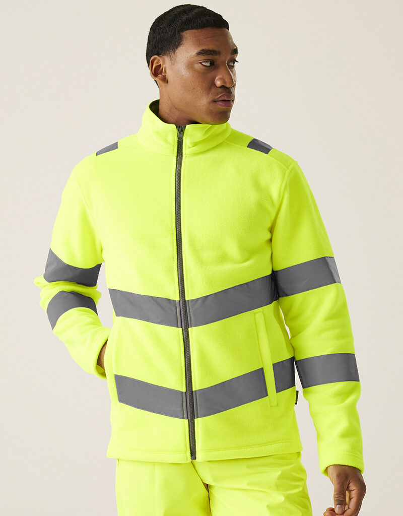 TRF648  Regatta Hi-vis Pro contract Thor fleece - Image 6