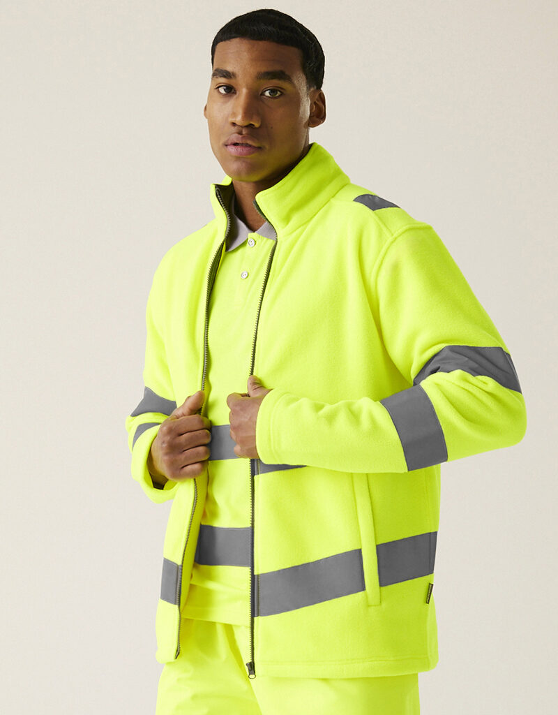 TRF648  Regatta Hi-vis Pro contract Thor fleece - Image 8