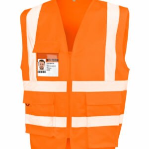 R477X WORK-GUARD by Result Heavy Duty Polycotton Security Vest - Image 2