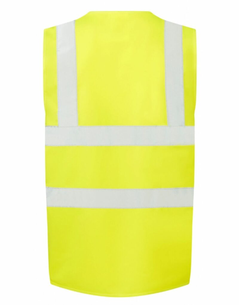 UCC054-542 Ultimate Clothing Company 4-Band Safety Waistcoat Class 2