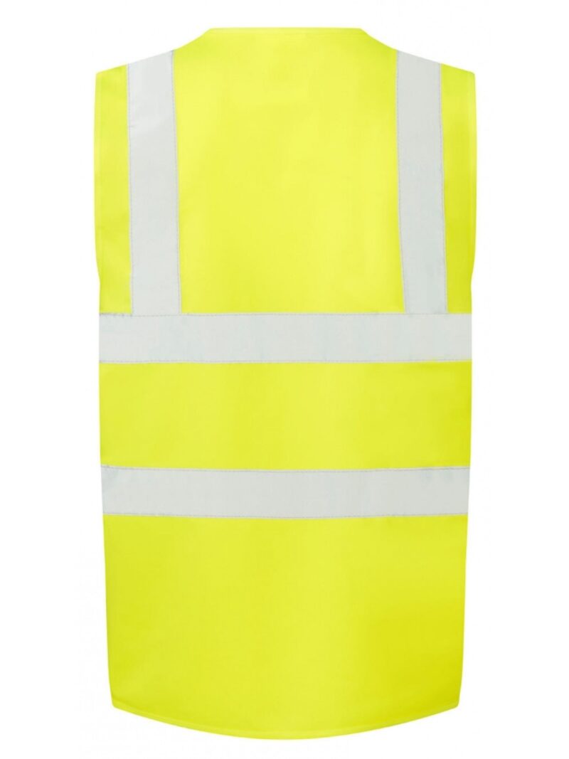 UCC054-542 Ultimate Clothing Company 4-Band Safety Waistcoat Class 2