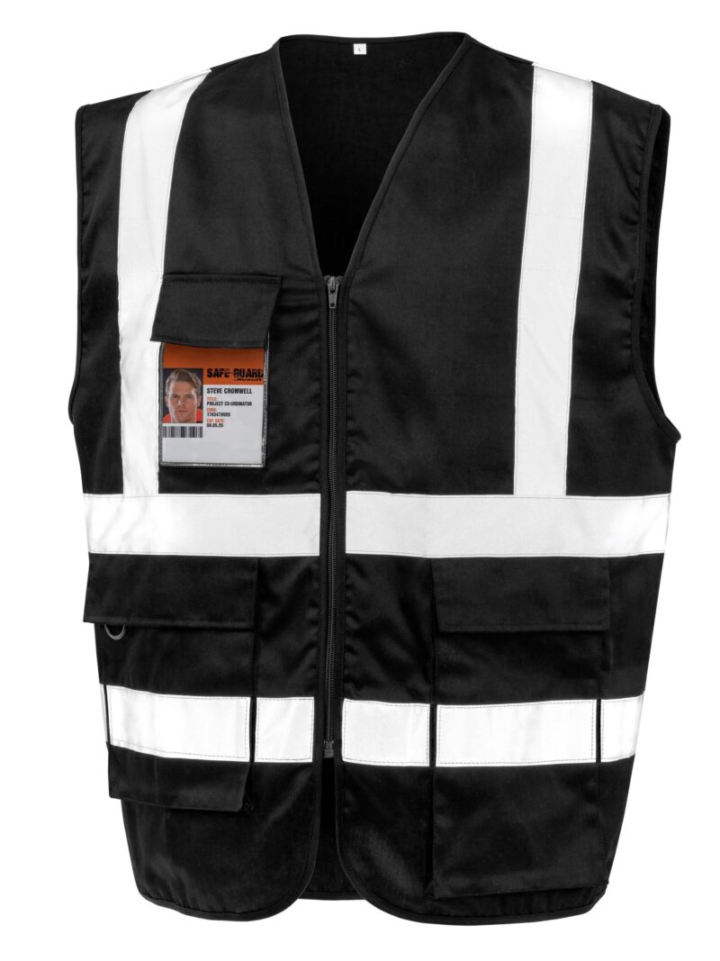 R477X WORK-GUARD by Result Heavy Duty Polycotton Security Vest - Image 1