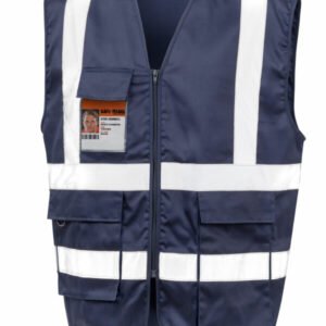 R477X WORK-GUARD by Result Heavy Duty Polycotton Security Vest - Image 3