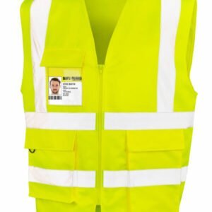 R477X WORK-GUARD by Result Heavy Duty Polycotton Security Vest - Image 4