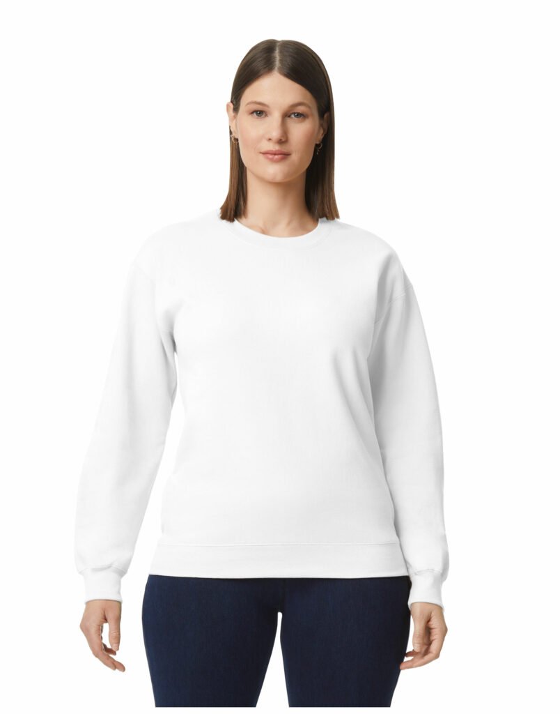 SF000 Gildan Softstyle Midweight Adult Crewneck