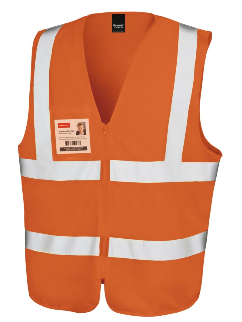 R202X Result Safeguard Zip ID Safety Tabard - Image 1