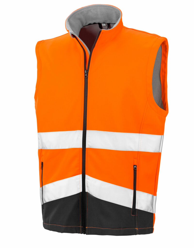 R451X Result Safeguard Printable Safety Softshell Gilet