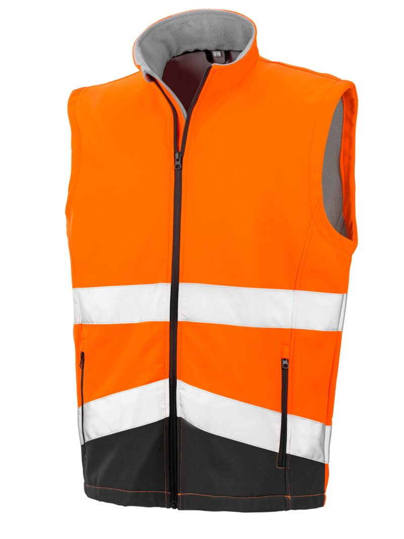 R451X Result Safeguard Printable Safety Softshell Gilet - Image 1