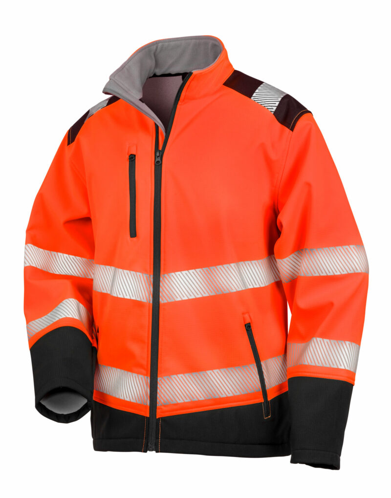 R476X Result Safeguard Printable Ripstop Safety Softshell