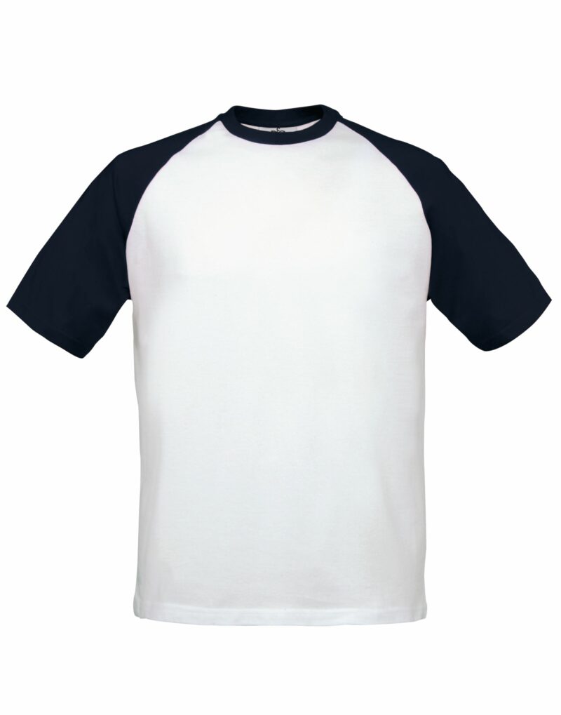 TU020 B&C Mens S/Sleeve Baseball Tee