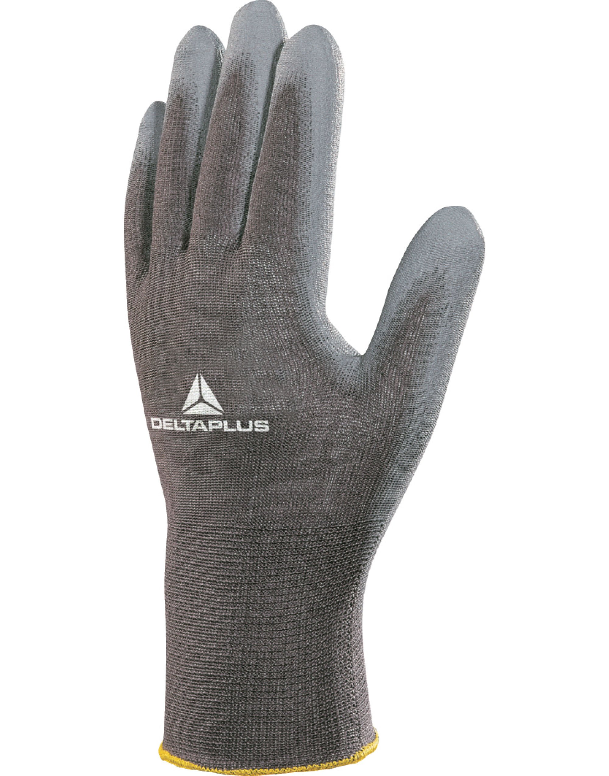VE702PG Delta Plus Polyester Knitted Glove -PU Palm - Image 1