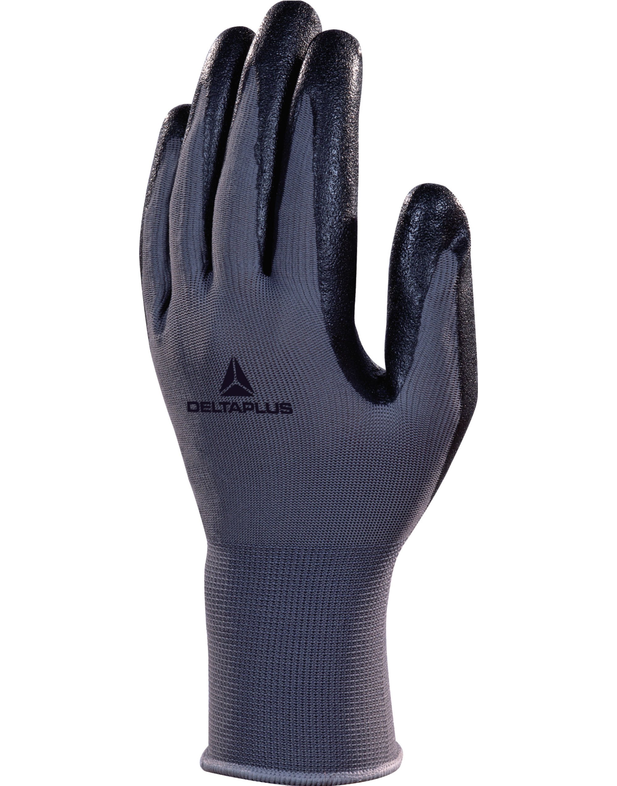 VE722 Delta Plus Polyester Knitted Gloves - Nitrile Foam - Image 1