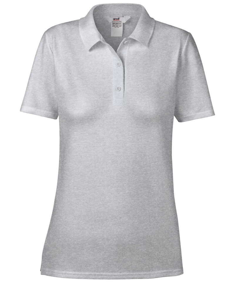 Anvil women's double piqu? polo