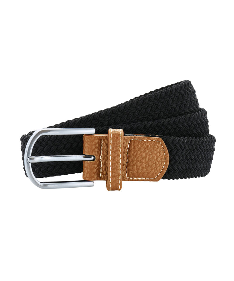 Braid stretch belt