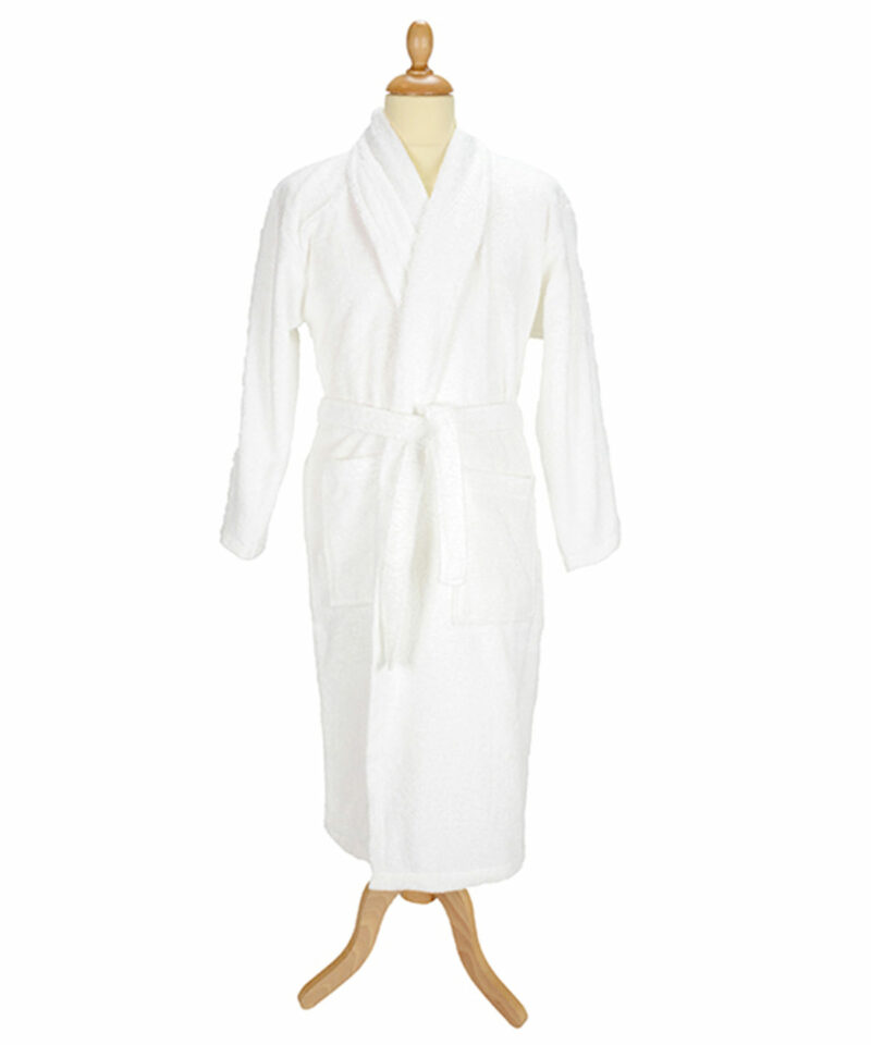 ARTG? Bath robe with shawl collar