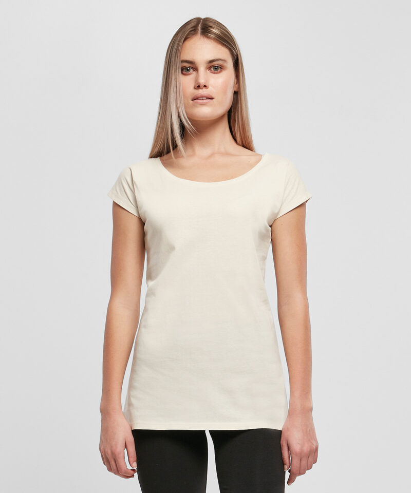 Women's wide neck tee