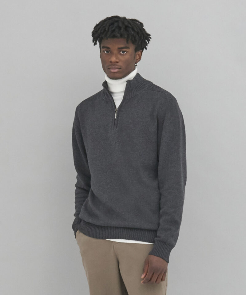 Wakhan ? regen zip knit sweater