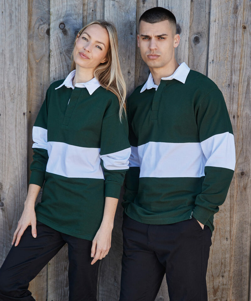 Panelled rugby shirt