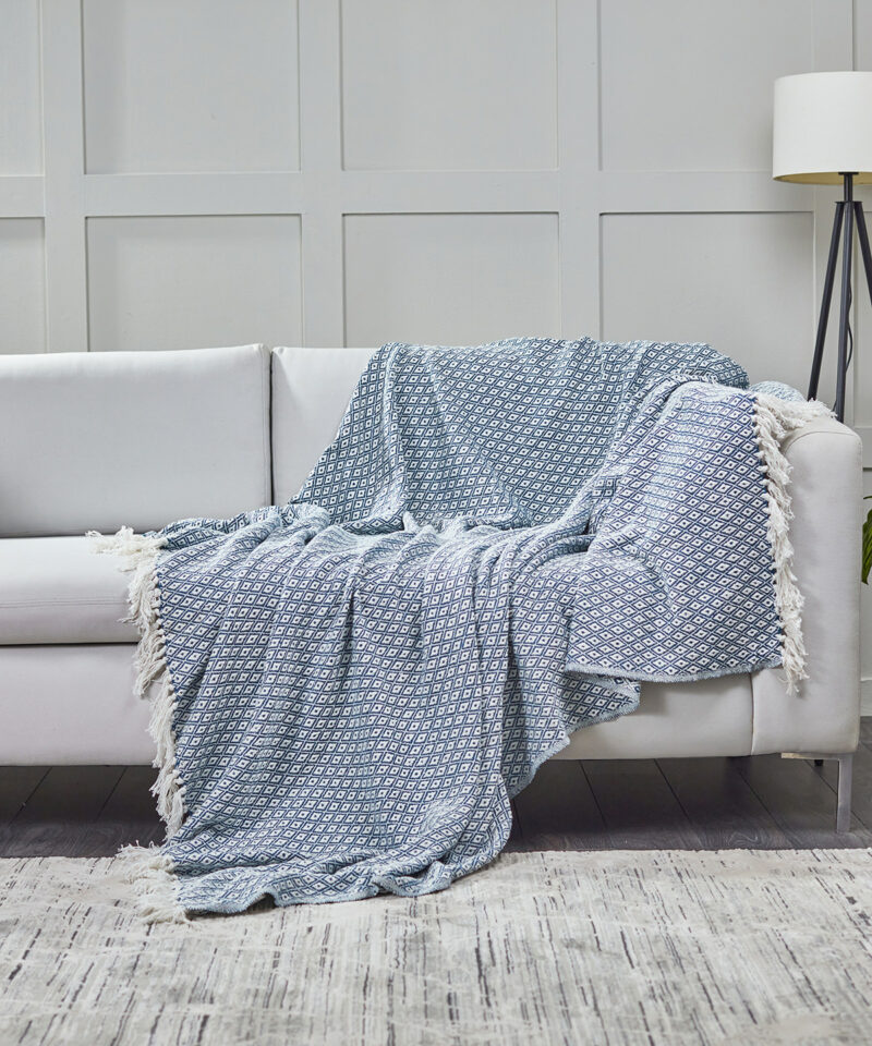 Oxford recycled throw