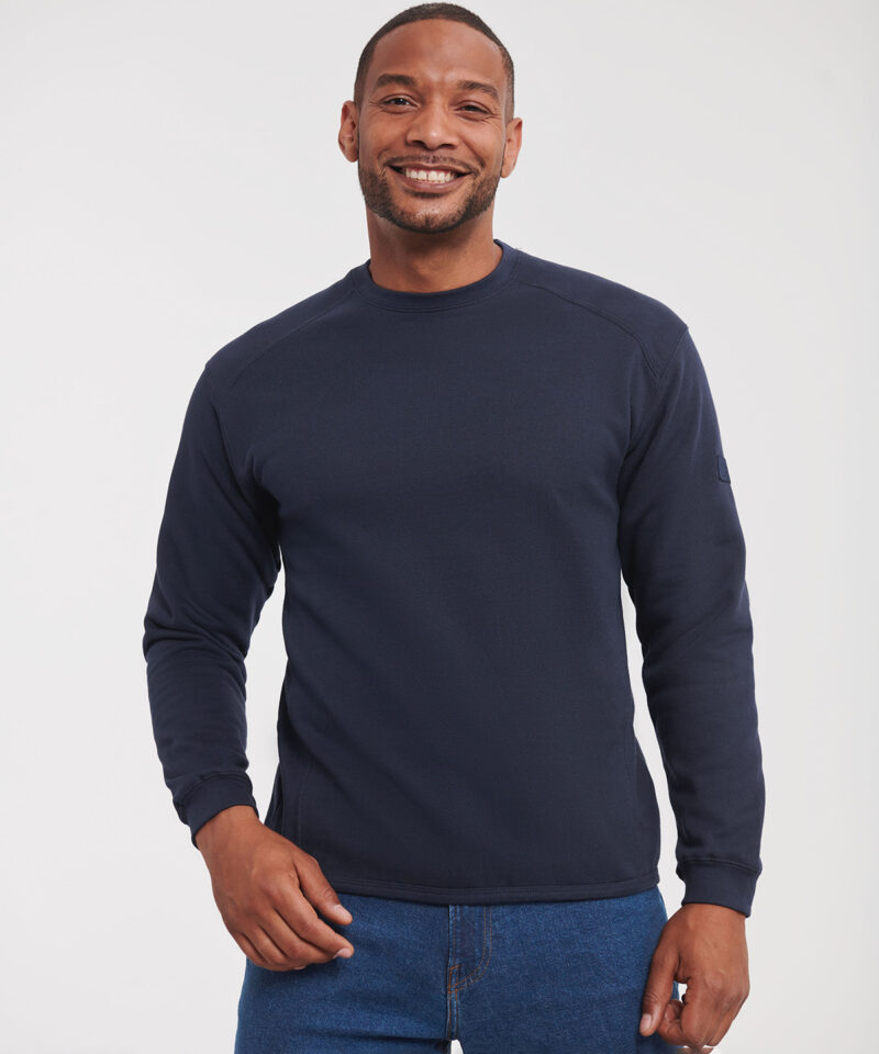 Heavy-duty crew neck sweatshirt