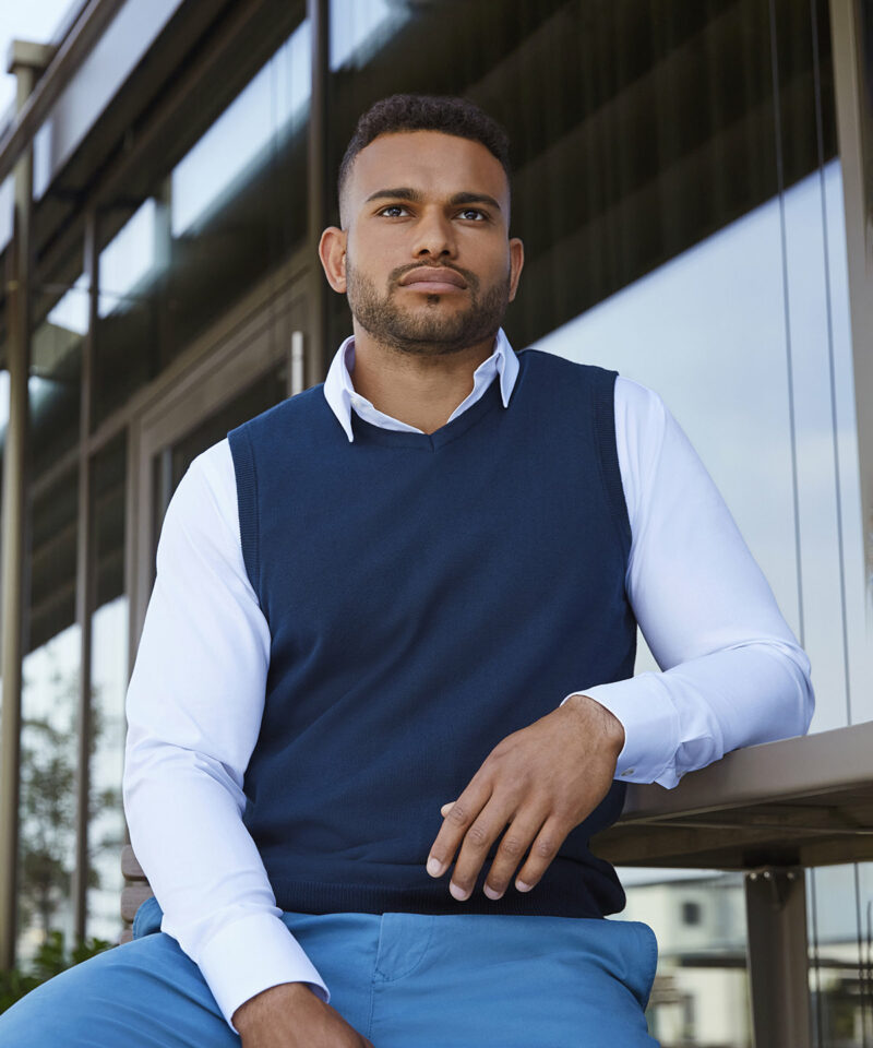 Long sleeve herringbone shirt