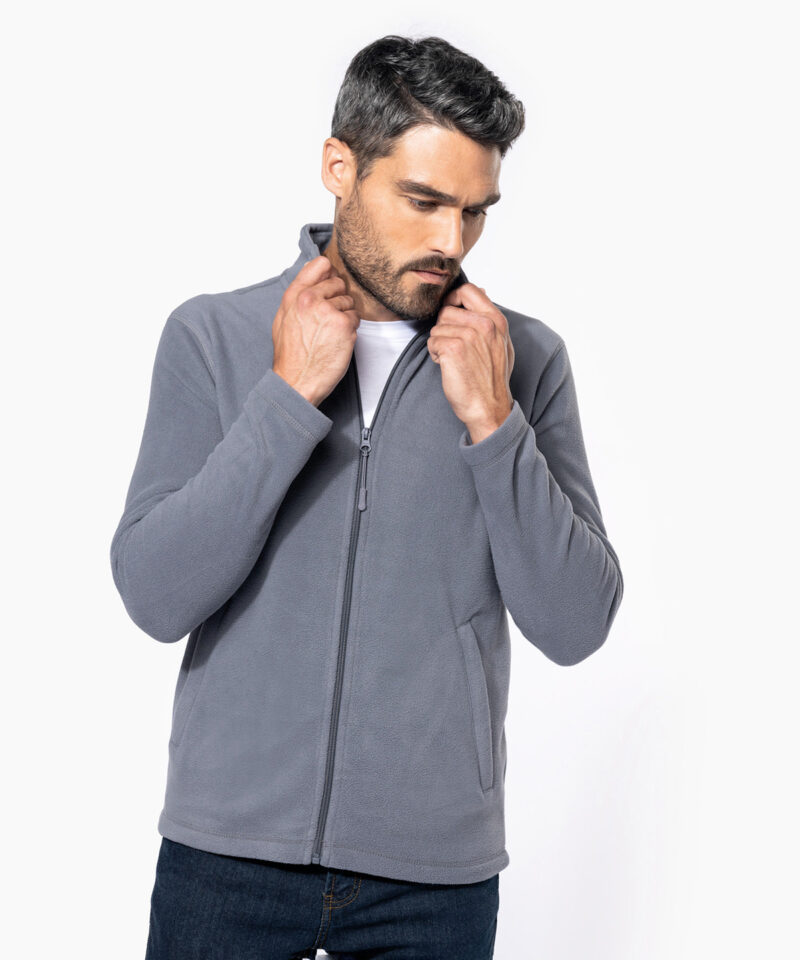 Full-zip microfleece jacket