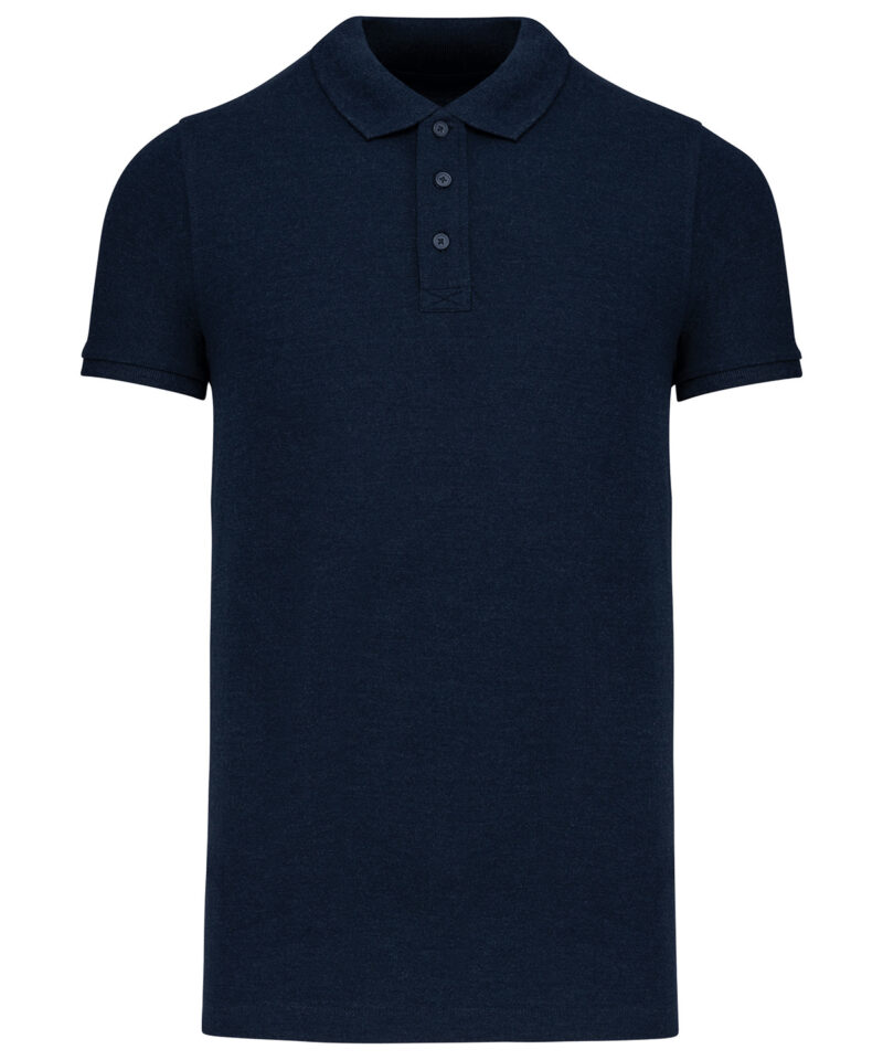 Men's organic piqu? short-sleeved polo shirt