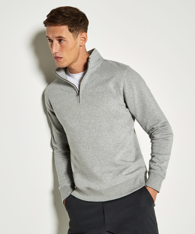 Regular fit ?-zip sweatshirt