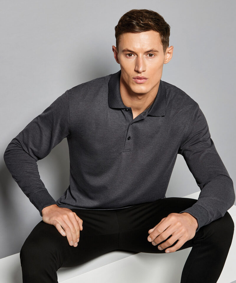 Piqu? polo long-sleeved (classic fit)