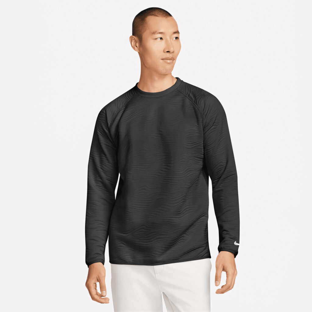 Nike Dri-FIT Tour crew quilted top