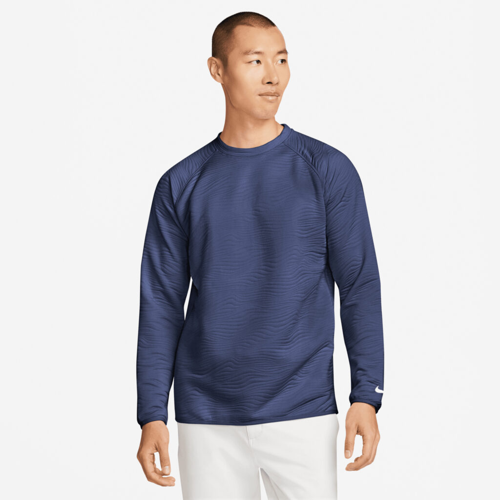 Nike Dri-FIT Tour crew quilted top