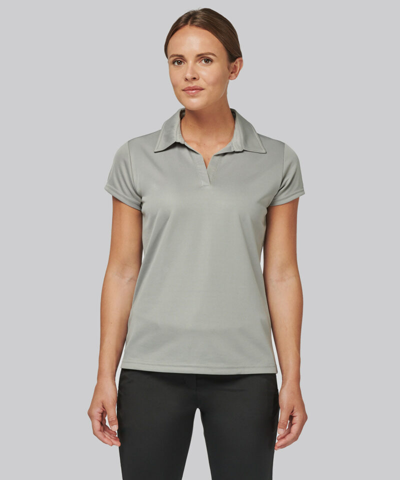 Ladies' short-sleeved polo shirt