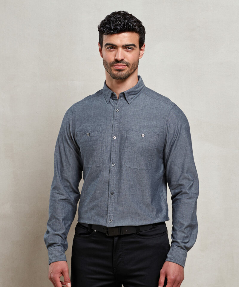 Men?s Chambray shirt, organic and Fairtrade certified