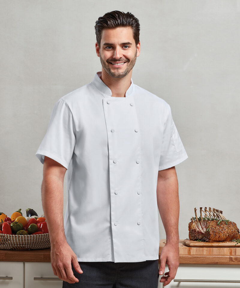 Chefs Coolchecker? short sleeve jacket