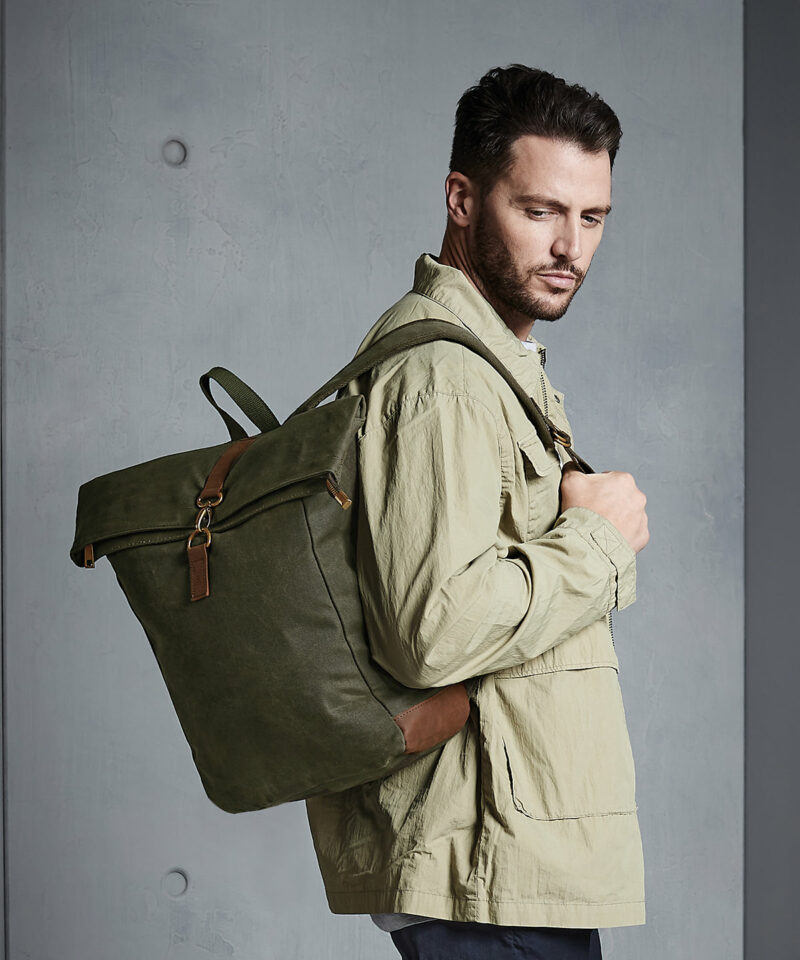 Heritage waxed canvas backpack