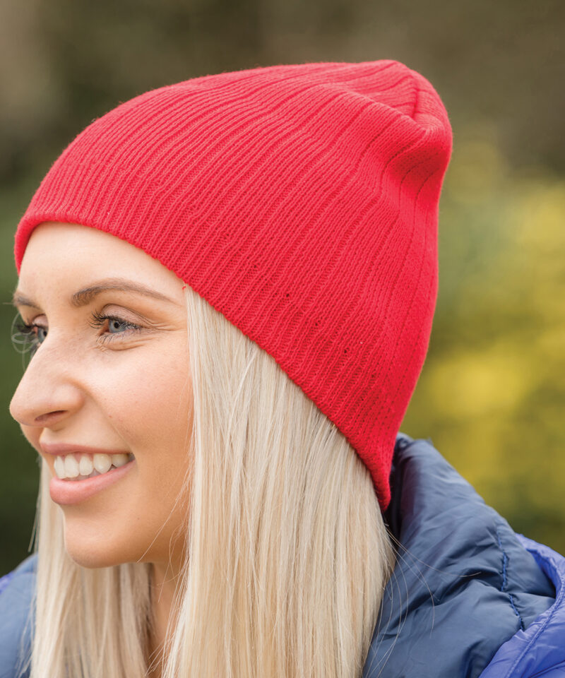 Cotton knitted beanie hat