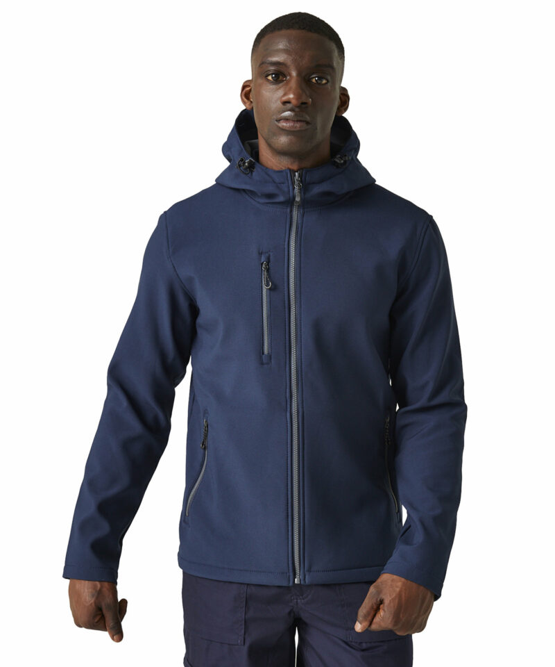 Navigate 2-layer hooded softshell jacket