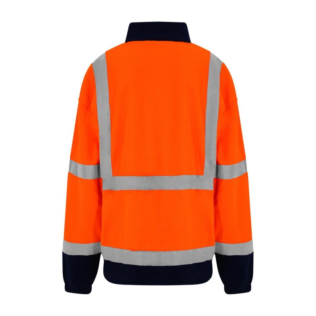 High visibility full-zip fleece