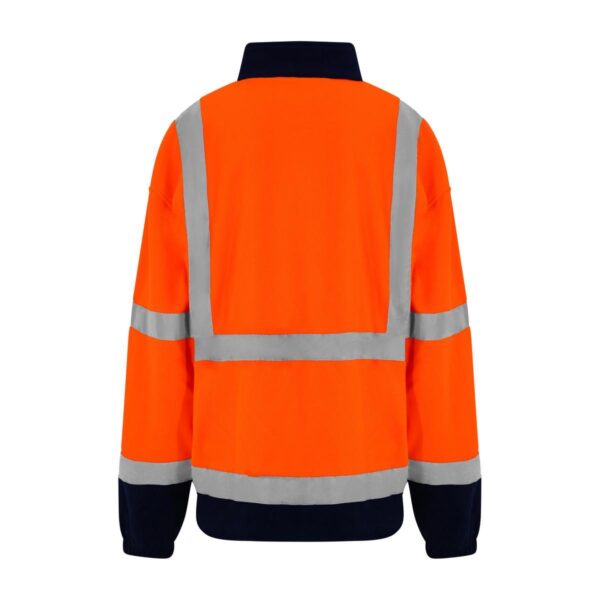 High visibility full-zip fleece