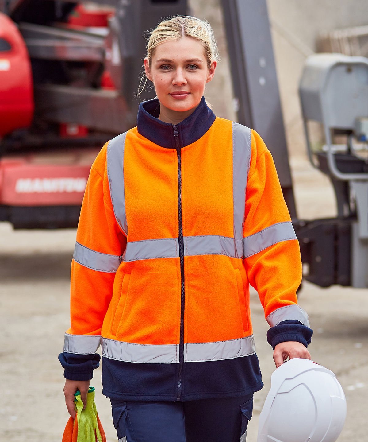 High visibility full-zip fleece - Image 1