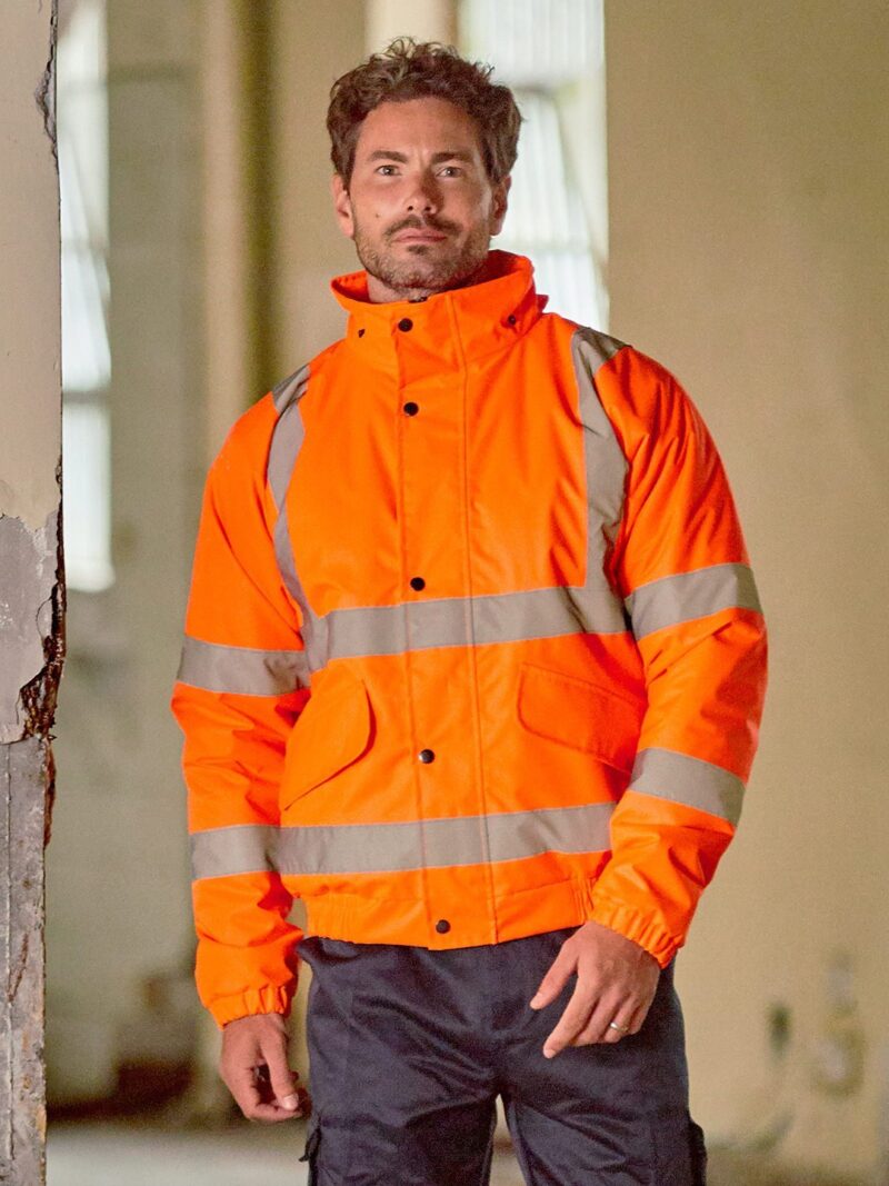 High visibility bomber jacket - Image 1